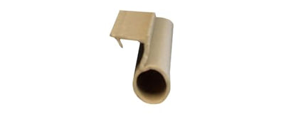 WRS Andersen Beige Bulb Seal with Angled Base Hardware, 42-3/4 Inch Stick - color: 3.45 Ft Stick - Beige