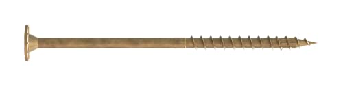 Simpson Strong-Tie SDWS22600DB-R50 Strong-Drive SDWS Timber Screws (Exterior Grade), 0.220 Inch x 6 Inch, Double-Barrier Coated, Washer Head, Sawtooth Point, Tan (Pack of 50)