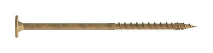 Simpson Strong-Tie SDWS22600DB-R50 Strong-Drive SDWS Timber Screws (Exterior Grade), 0.220 Inch x 6 Inch, Double-Barrier Coated, Washer Head, Sawtooth Point, Tan (Pack of 50)