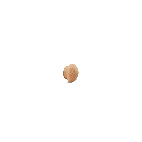 Wood Hole Plugs 5/16 inch, Pack of 100 Maple Button Top Wood Plugs for Screw Holes, by Woodpeckers - size: 5/16 inch