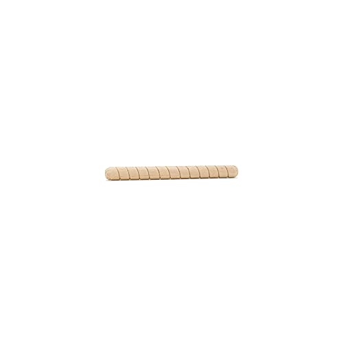 Wooden Dowel Pins 1/2 inch x 2 inch, Pack of 100 Spiral Dowel Joints for Woodworking, Furniture and Crafts, by Woodpeckers - size: 1/2 inch x 2 inch