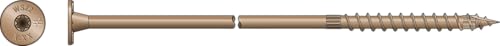 Simpson Strong-Tie SDWS22800DBMB Strong-Drive SDWS Timber Screws (Exterior Grade), 0.220 Inch x 8 Inch, Double-Barrier Coated, Washer Head, Sawtooth Point, Tan (Pack of 250)