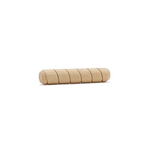 Wooden Dowel Pins 1/2 inch x 2-1/2 inch, Pack of 100 Spiral Dowel Joints for Woodworking, Furniture and Crafts, by Woodpeckers - size: 1/2 inch x 2-1/2 inch