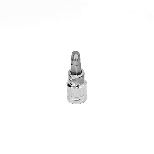 K Tool International 75410 Damaged Torx Screw Extractor Set for Garages, Repair Shops, DIY, Twist End Design, 1/4" shank, High Grade Silicon Alloy Steel, Heat-treated, Chrome-plated, 11 Piece