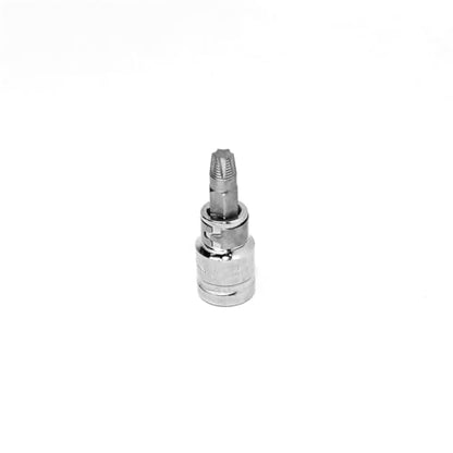 K Tool International 75410 Damaged Torx Screw Extractor Set for Garages, Repair Shops, DIY, Twist End Design, 1/4" shank, High Grade Silicon Alloy Steel, Heat-treated, Chrome-plated, 11 Piece