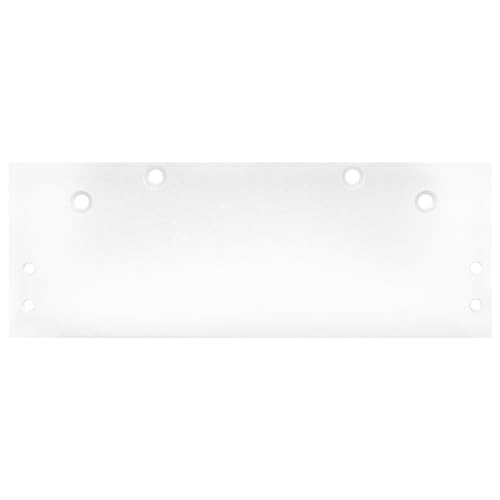 Nuk3y Flat Drop Bracket Mounting Plate for 9000 Series Door Closer (White, Parallel Arm Mount) - size: Parallel Arm Mount, style: White