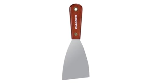 Warner 3" Full Flex Putty Knife, Carbon Steel Blade, Rosewood Series, 633 - size: 3 Inch, style: Full Flex