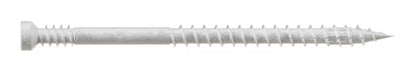 Simpson Strong-Tie FT07212R100W Finish Trim Screw — #7 x 2-1/2 in. T10, Trim-Head, Quik Guard, White (100-Qty)