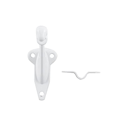 Hickory Hardware Hand Rail Bracket Collection Handrail Bracket with White Finish, Projection 3 Inch