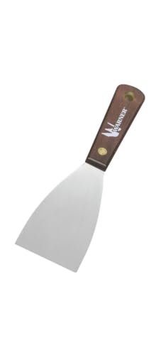 Warner 3" Full Flex Putty Knife, Carbon Steel Blade, Rosewood Series, 633 - size: 3 Inch, style: Full Flex