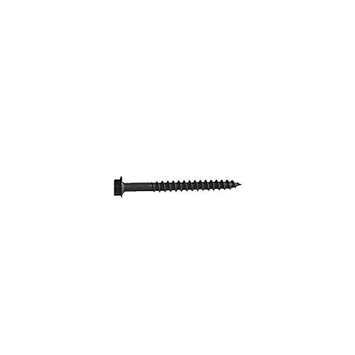 OZCO 25 Pcs OWT Timber Screws 1/4" x 2-3/4" | Hex Head Structural Wood Screws for Deck, Pergola, Fence and Outdoor Wood Structures | Epoxy-Coated Steel Hardware - size: 25 Pack, style: 1/4" x 2-3/4"