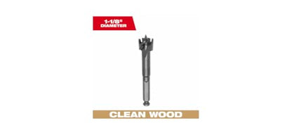 Milwaukee GIDDS2-811348 1-1/8" Bit with 7/16" Shank Selfeed Bit - size: 1-1/8-by-7/16-inch