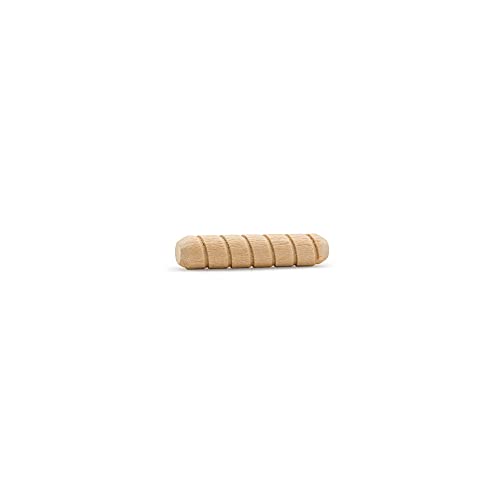 Wooden Dowel Pins 7/16 inch x 1-3/4 inch, Pack of 500 Spiral Dowel Joints for Woodworking, Furniture and Crafts, by Woodpeckers - size: 7/16 inch x 1-3/4 inch
