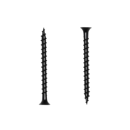 #8 x 2-1/2 Inch Drywall Screws Phillips Flat Head Black Oxide Screws 55 PCS, Wood Screws for Furniture Cabinet DIY - size: #8×2-1/2
