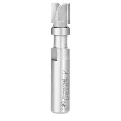 Amana Tool 47228-S Carbide Tipped Flush Trim Plunge Template 1/2 D x 1/2 Inch CH x 1/2 SHK w/Upper Ball Bearing Router Bit - size: 1/2 D x 1/2 Inch CH x 1/2 SHK