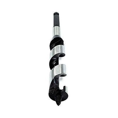 Benchmark Abrasives 1 Inch Auger Drill Bit for Woodworking,7/16” Hex Shank Tool for Smooth, Clean Cuts Hole Carbon Steel Hole Cutter Drill Bit for Drilling on Soft & Hard Wood, MDF, Plywood - size: 1 in