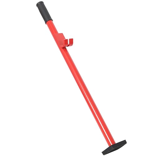 30 Inch Pulling Stick Tool for Car Dent Repair Heavy Duty Dent Puller for Bumper Body Hood Deck Universal Auto Body Tool with Chain and Rubber Pad Red