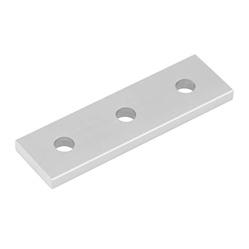 12 Pcs 2020 Flat Joining Plates, Aluminum Mending Plate, 60mm x 18mm - size: 60mm x 18mm
