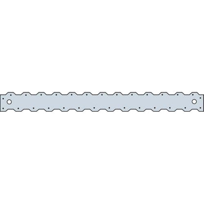 Simpson Strong-Tie ST6224 ST 23-5/16 in. 16-Gauge Galvanized Strap Tie (Pack of 25)