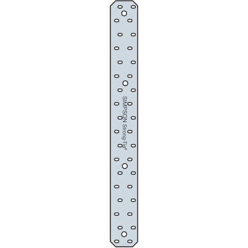 Simpson Strong-Tie MSTC28 MSTC 28-1/4 in. 16-Gauge Galvanized Medium Strap (Pack of 10)