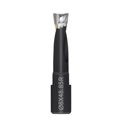 8mm Carbide Bit for DF500 Domino Joiner, Spiral Flute Cutter, 1 Pack - size: 8mm