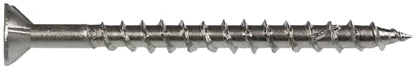 Simpson Strong-Tie T10200WP5 Deck-Drive DWP Wood SS Screw — 10 x 2 in. T-25, Flat Head, Type 316 (5 lb.)