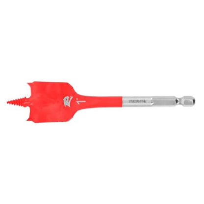 Diablo Spade Bit for Wood - 1" Dia., 4" Length, 1/4" Hex Shank - size: 1" × 4"
