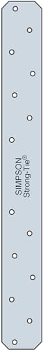 Simpson Strong-Tie Hardware Bracket HRS8 - Heavy Strap Tie, Strong Tie Brackets - 8 in, 50 Count