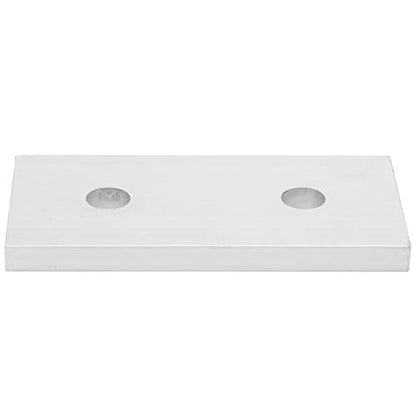 10Pcs Joining Plate Aluminum Flat Connecting Reinforcement Vertical Connection Tool Flat Straight Corner Brace Plates(4040)