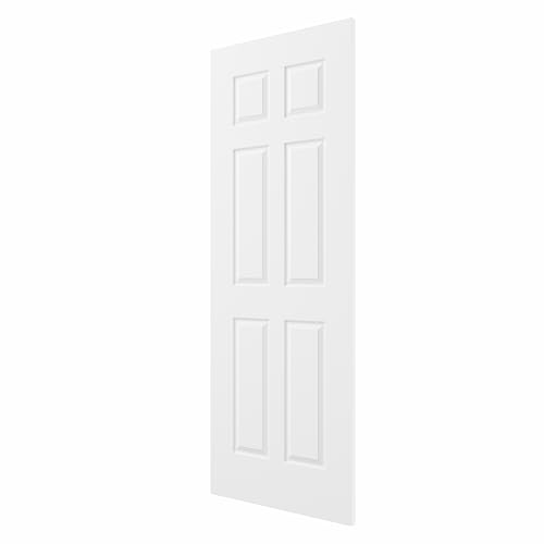 Interior Door,6-Panel Molded Solid Doors,Bedroom Door,24x80 Door - size: 24" x 80"