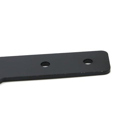 KUMGROT 135 Degree Angle Flat Bracket Carbon Steel Leg Brackets - size: 3.35", style: 135 Degree Black