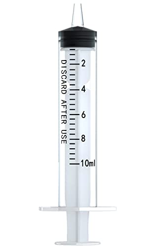 10ml/cc Syringe without Needle - 100PACK/Individually wrapped (10ml) - size: 10ml