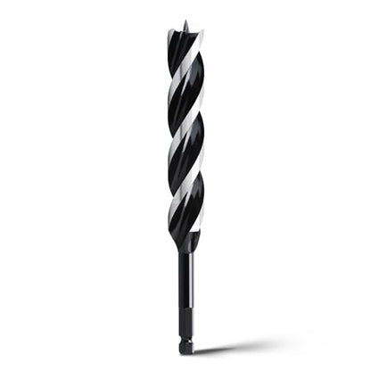 1" x 9" Auger Drill Bit for Soft and Hard Wood,Hex Shank - size: 1 in, style: 9"