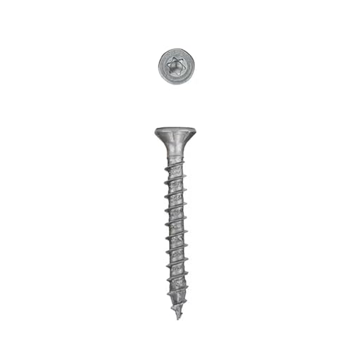 SPAX #14 x 2 Exterior Flat Head Deck Wood Screws Construction Torx T-Star Plus (1500 EA) Bulk Pail Includes 2 Bits Rust Resistant - size: #14 x 2"