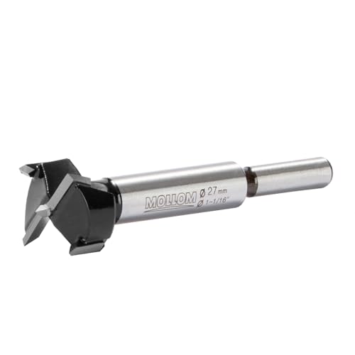 MOLLOM 1-1/16" (27mm) Carbide Forstner Drill Bit - size: 27mm | 1-1/16"
