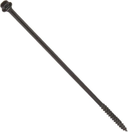 Hillman 47814 TimberTite Landscape Screw, Steel, 1/4" x 8", 50-Pack - size: 1/4" x 8"