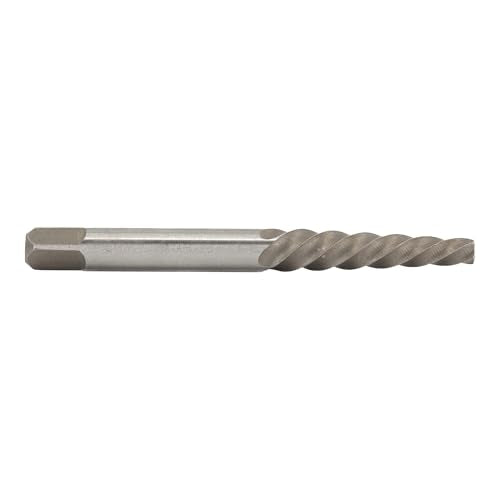 Drill America DEWEZ3 Qualtech Carbon Steel Screw Extractor, #3 Size, 2-11/16" Length (Pack of 10) - size: #3