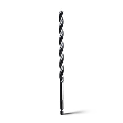 1/4" x 12" Auger Drill Bit for Soft and Hard Wood,1/4" Hex Shank - size: 1/4 in, style: 12"