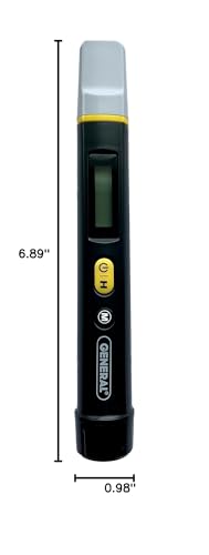 General Tools MMP100 Compact Digital Moisture Meter Wood Detector Tester