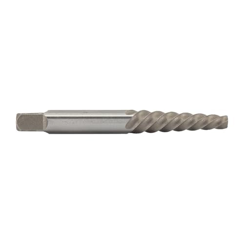Drill America DEWEZ4 Qualtech Carbon Steel Screw Extractor, #4 Size, 3" Length (Pack of 10) - size: #4