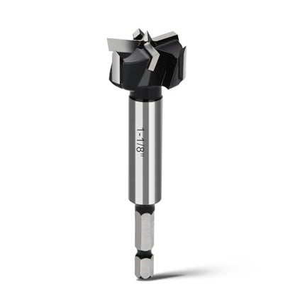 1-1/8" Forstner Drill Bit with 1/4" Quick Change Hex Shank - size: 1-1/8" | 28.5mm
