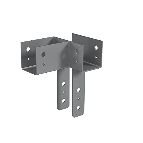 Simpson Strong-Tie ECCLL666HDG - ECCLL HDG L-Shape End Column Cap for 6X Beams & 6X Post - Skewed Left Framing Bracket for Structural Support in Home Improvement Projects
