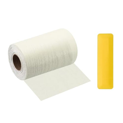 HARFINGTON Wood Grain Repair Tape 4" x33ft Self-Adhesive Repair Patch - color: Beige Wood, size: 4" x 33ft