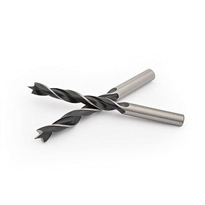 Gunpla 8pcs Wood Drill Bits Set, Carbon Steel Twist Brad Point Drill Bits Woodworking Bore Holes Durable Drilling Tools Kit with Storage Case for Wooden Plywood Chipboard Plastics