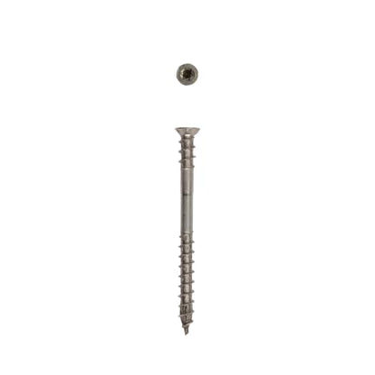 #10 x 2-1/2" SPAX Stainless Steel Wood Screws 5 lbs (415 pcs) Star Drive Rust Corrosion Resistant PowerDeck Heavy Duty Exterior Deck - size: #10 x 2-1/2"