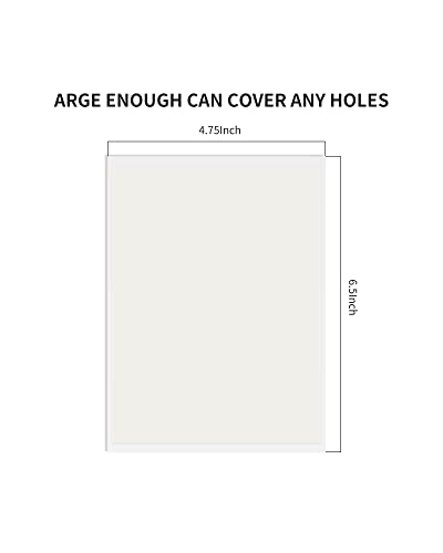 10 Packs Vinyl Siding Repair Kit, White Durable Self-Adhesive Vinyl Siding Patch Cut to Fit Freestyle Cover Any Cracks, Holes, or Blemishes on PVC Fence Repair Kit - color: 10 Pack