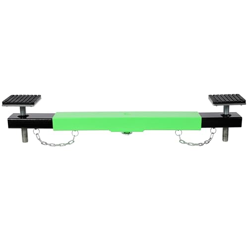 29.5–41.7 Inch Adjustable Floor Jack Cross Beam Adapter 2 Ton Capacity Axle Support Bar Underframe Lifting Crosspiece Vehicle Jack Attachment Green