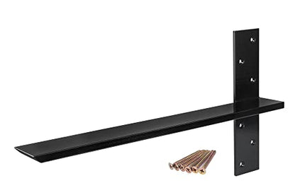 （2-Pack） Free Hanging T Shelf Bracket, Solid Heavy Duty Steel Knee Wall Hidden Granite Countertop Support Floating Bracket Hardware, Universal ,20 Inch , DIY Projects , Screws Included - size: 20