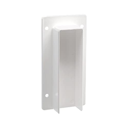 1 1/2" x 5 1/2" External Vinyl Fence Rail Bracket | White | Pack of 4