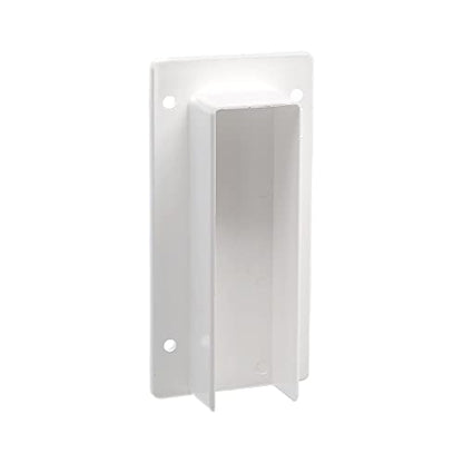 1 1/2" x 5 1/2" External Vinyl Fence Rail Bracket | White | Pack of 4